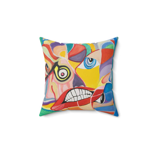 Spun Polyester Square Pillow