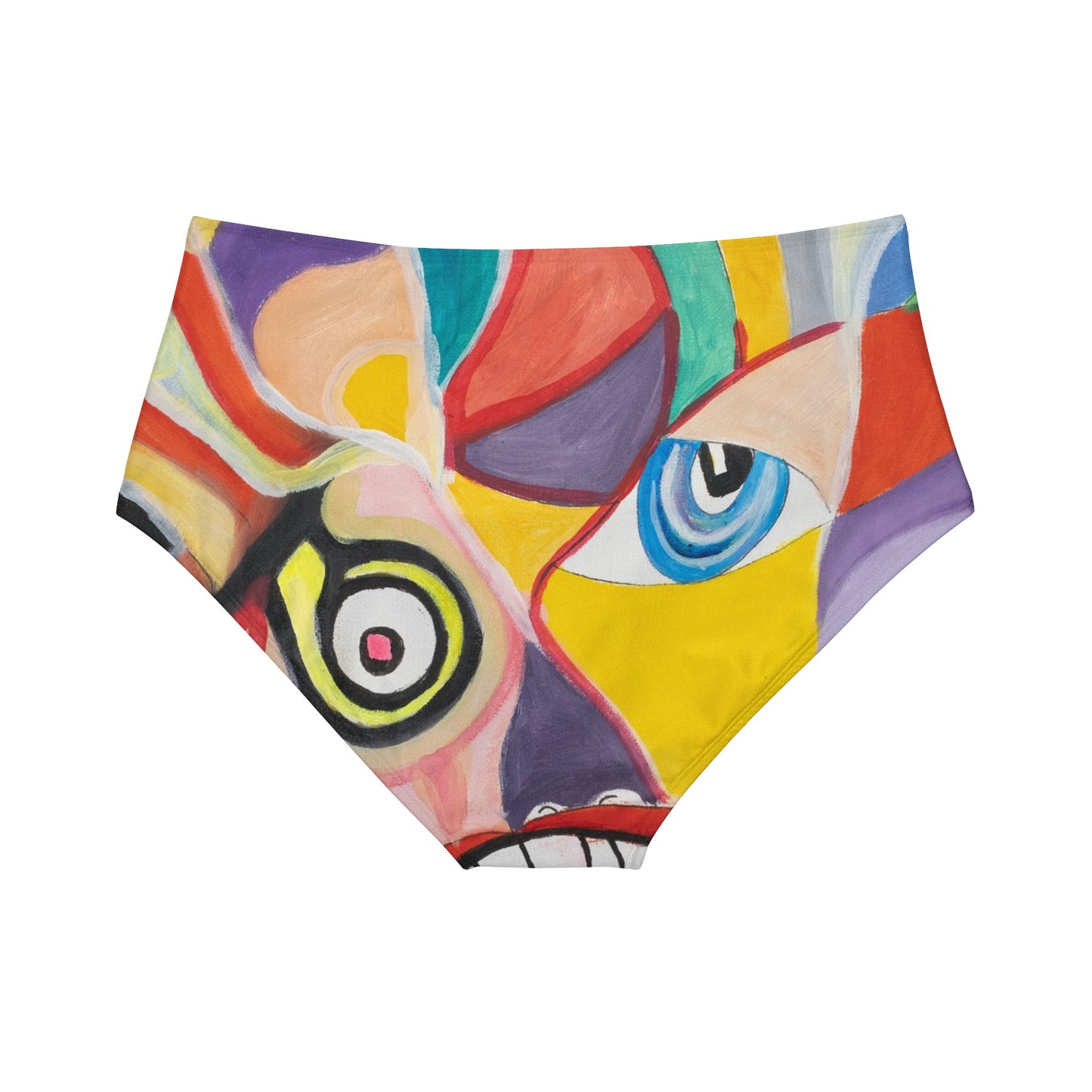 High-Waist Hipster Bikini Bottom (AOP)